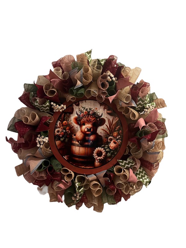 Christmas Bear Wreath